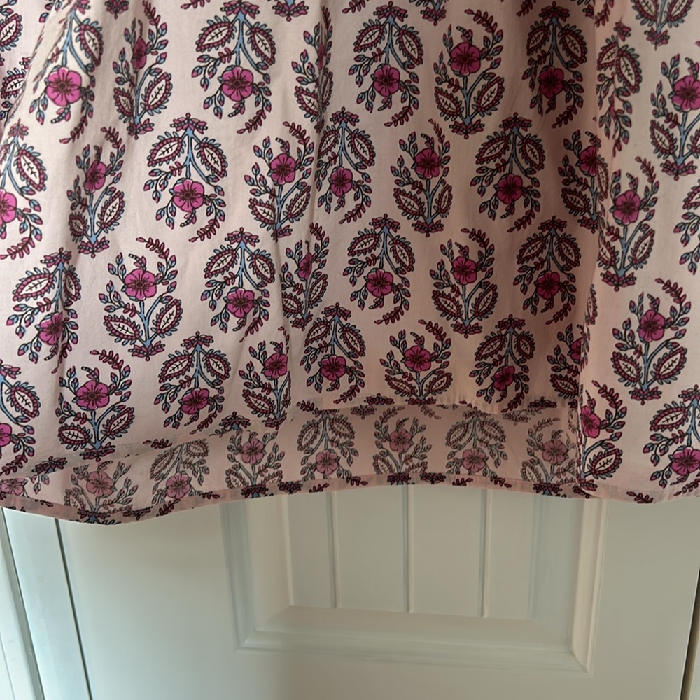 J.Crew Pink Floral Blouse - Picture 6 of 7